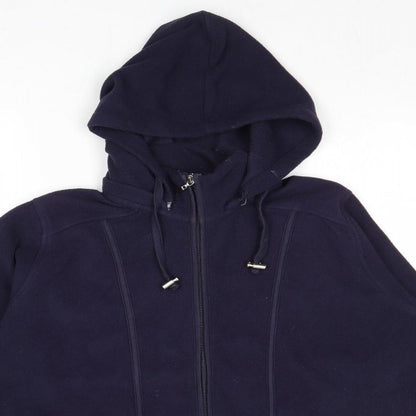 EWM Womens Blue Jacket Size M Zip