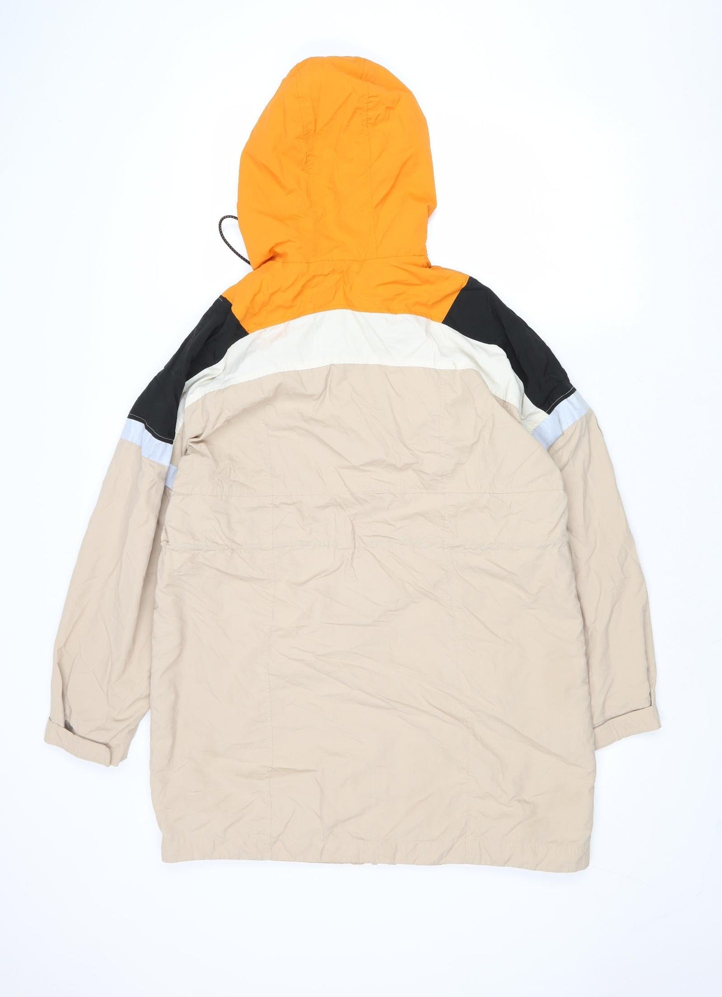 Divided by H&M Mens Multicoloured Windbreaker Jacket Size S Zip - Colourblock