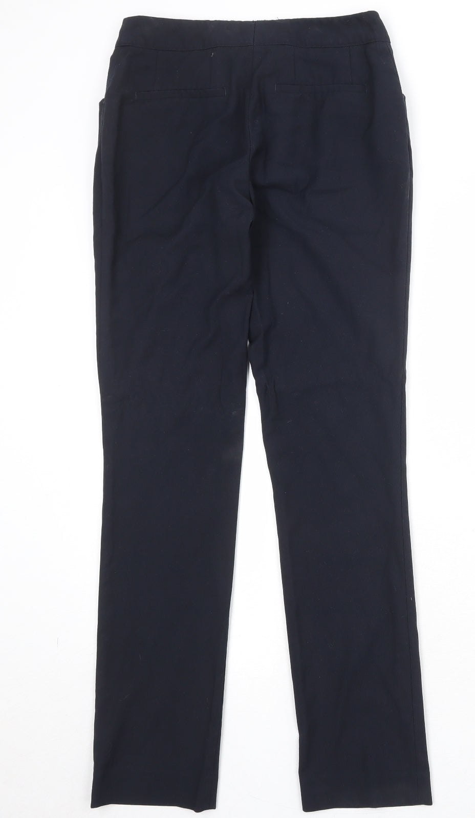 Club Class Womens Blue Polyester Trousers Size 6 Regular Zip
