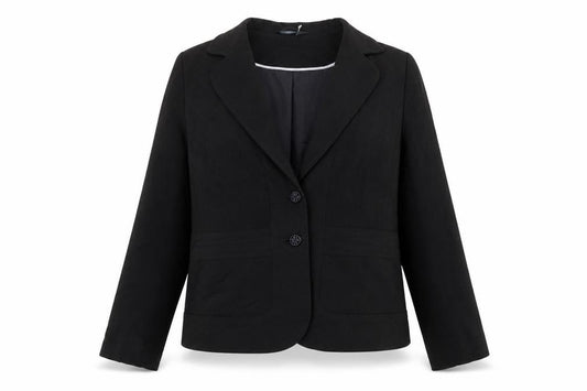 BHS Womens Black Polyester Jacket Blazer Size 16