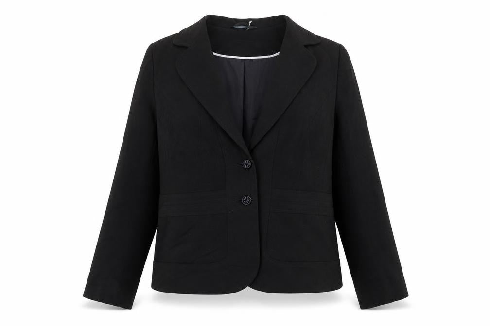 BHS Womens Black Polyester Jacket Blazer Size 16