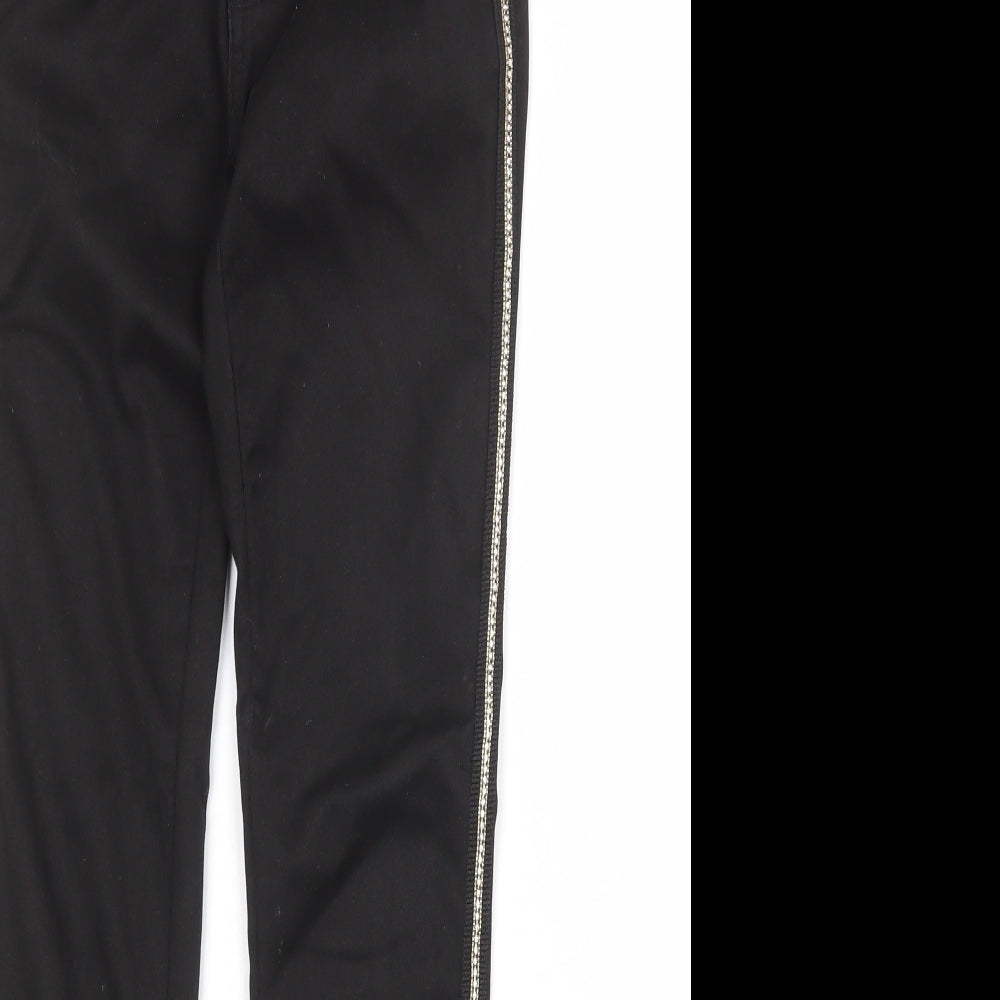 Toxik3 Womens Black Cotton Skinny Jeans Size S Regular Zip