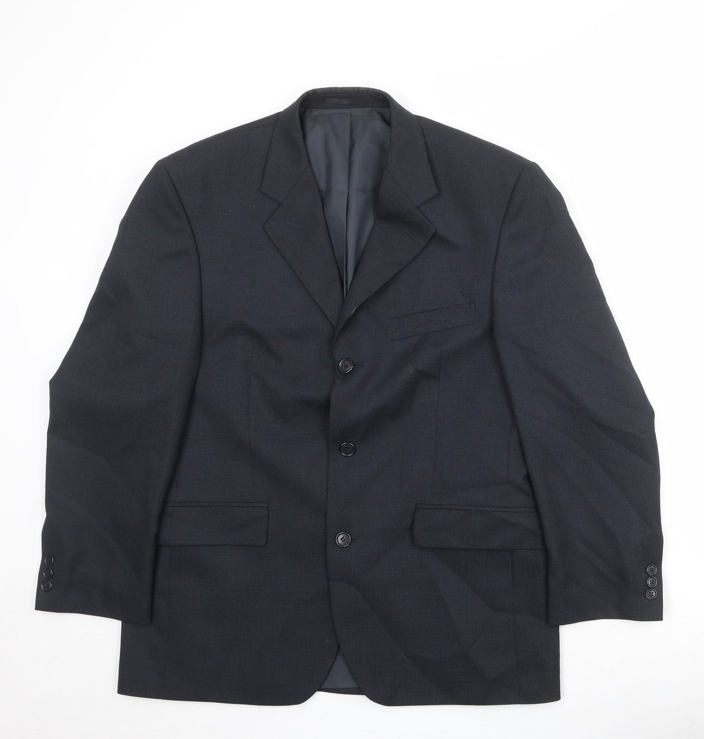 Burton Mens Black Polyester Jacket Suit Jacket Size 40 Regular