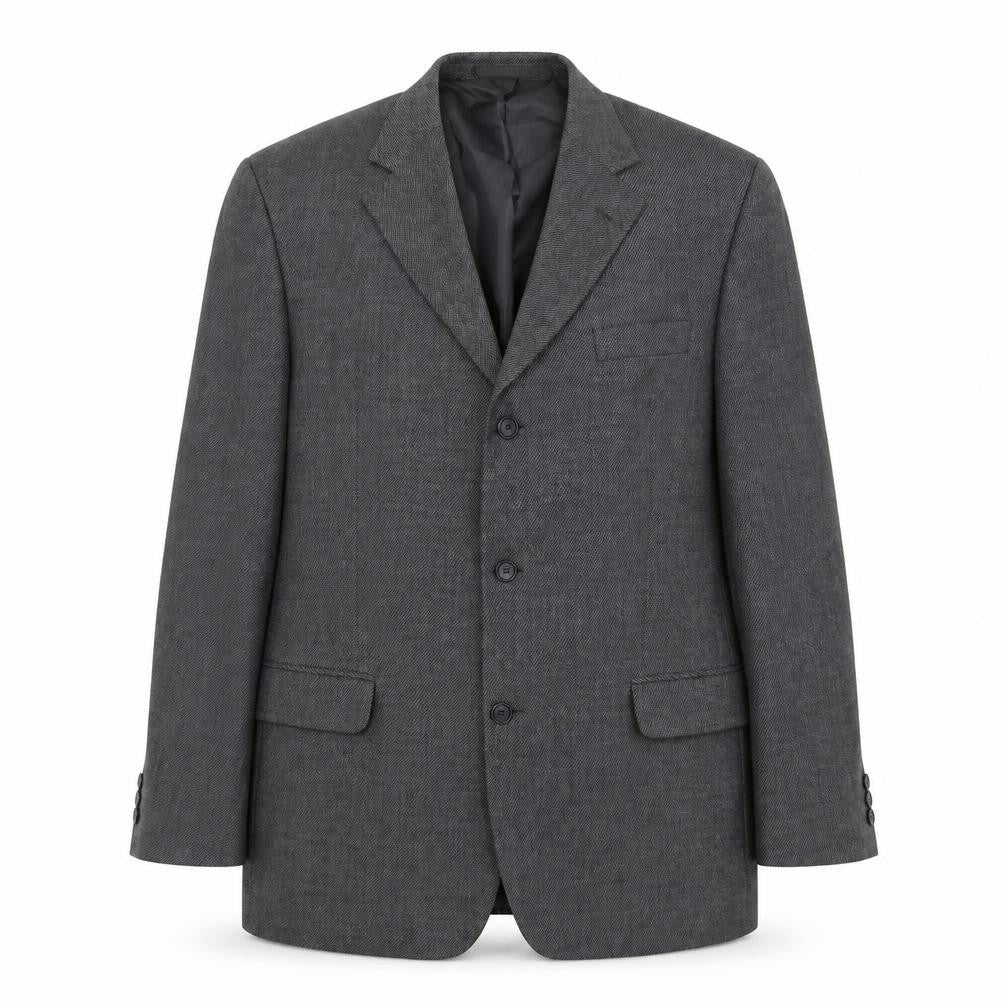 Marks & Spencer Mens Grey Polyester Jacket Suit Jacket Size 44 Regular