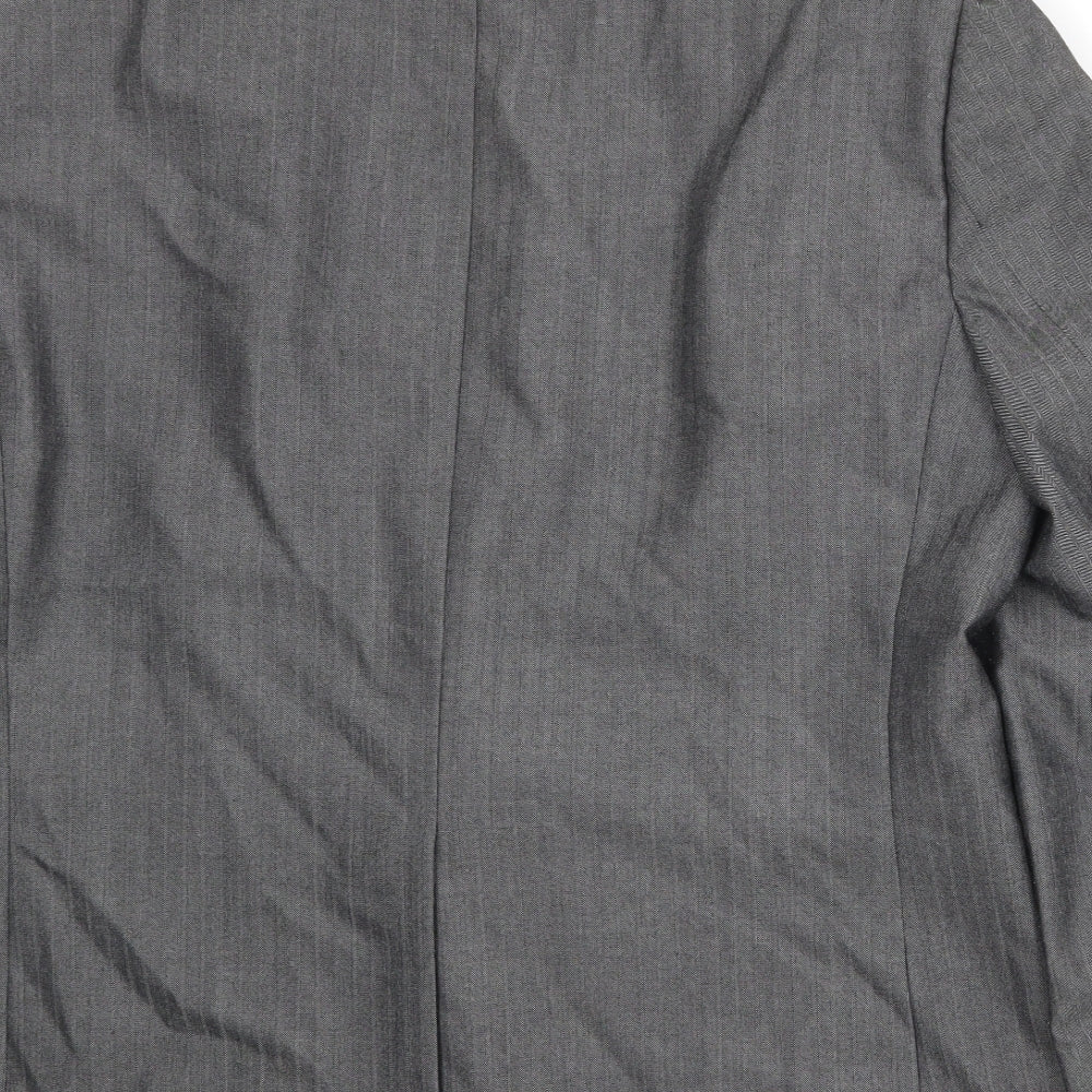 NEXT Mens Grey Polyester Jacket Suit Jacket Size 44 Regular
