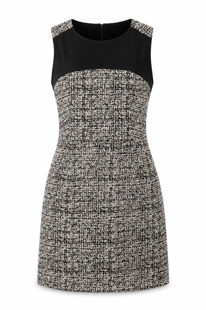 FOREVER 21 Womens Multicoloured Geometric Polyester A-Line Size XS Round Neck Zip