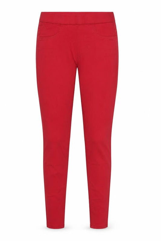 Marks & Spencer Womens Red Cotton Jegging Jeans Size 6 Regular