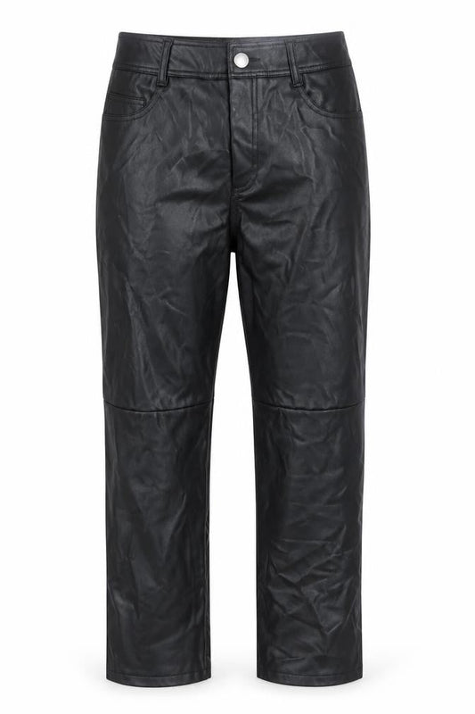 New Look Womens Black Polyester Dress Pants Trousers Size 10 Regular Zip