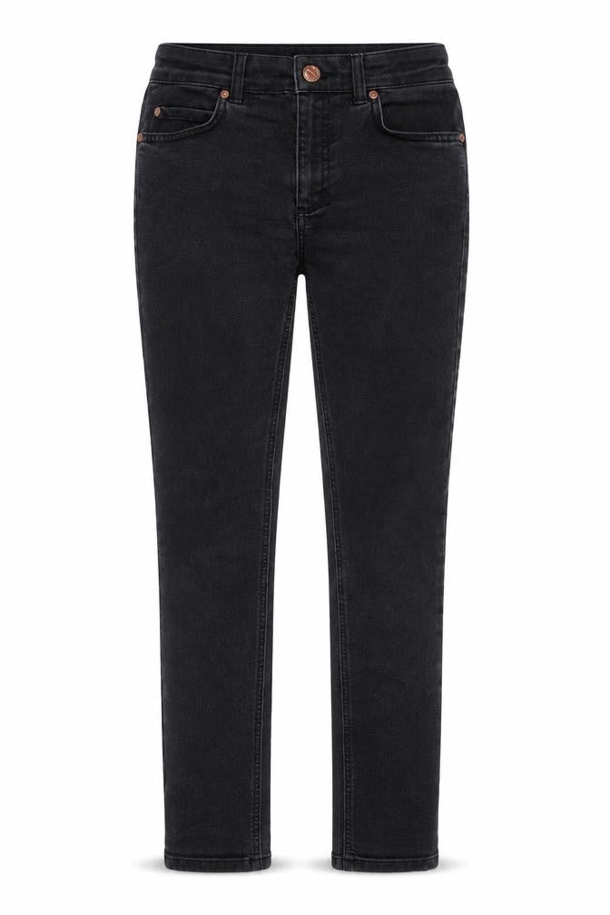 Linea Womens Black Cotton Skinny Jeans Size 8 Regular Zip