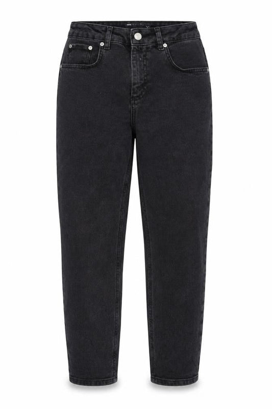 ASOS Womens Black Cotton Tapered Jeans Size 26 in L28 in Regular Zip