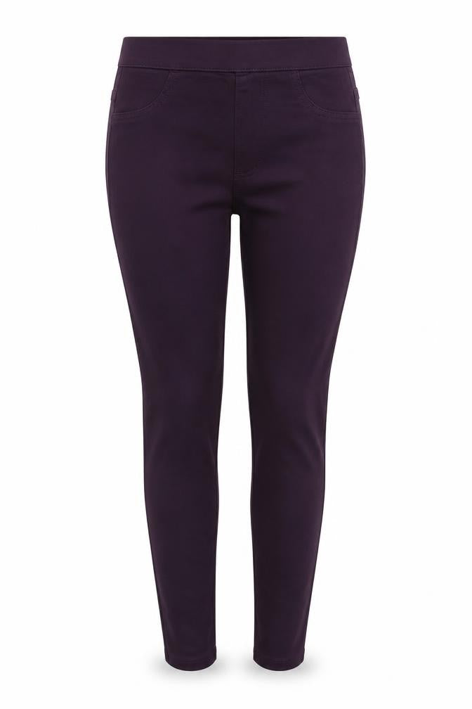 Marks & Spencer Womens Purple Cotton Jegging Jeans Size 6 Regular
