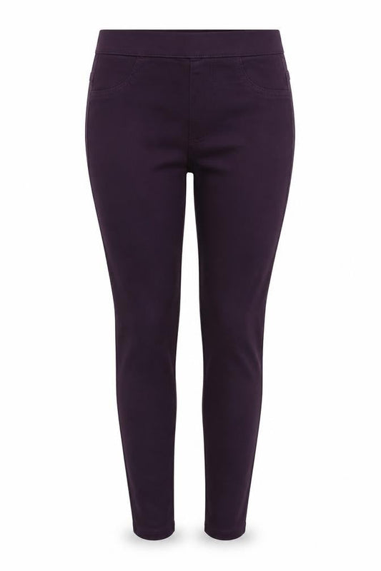 Marks & Spencer Womens Purple Cotton Jegging Jeans Size 6 Regular