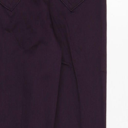 Marks & Spencer Womens Purple Cotton Jegging Jeans Size 6 Regular