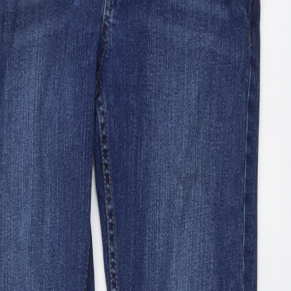 SO Denim Womens Blue Cotton Skinny Jeans Size 30 in L31 in Regular Button