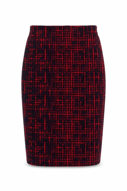 Forever 21 Womens Multicoloured Geometric Polyester Straight & Pencil Skirt Size XS