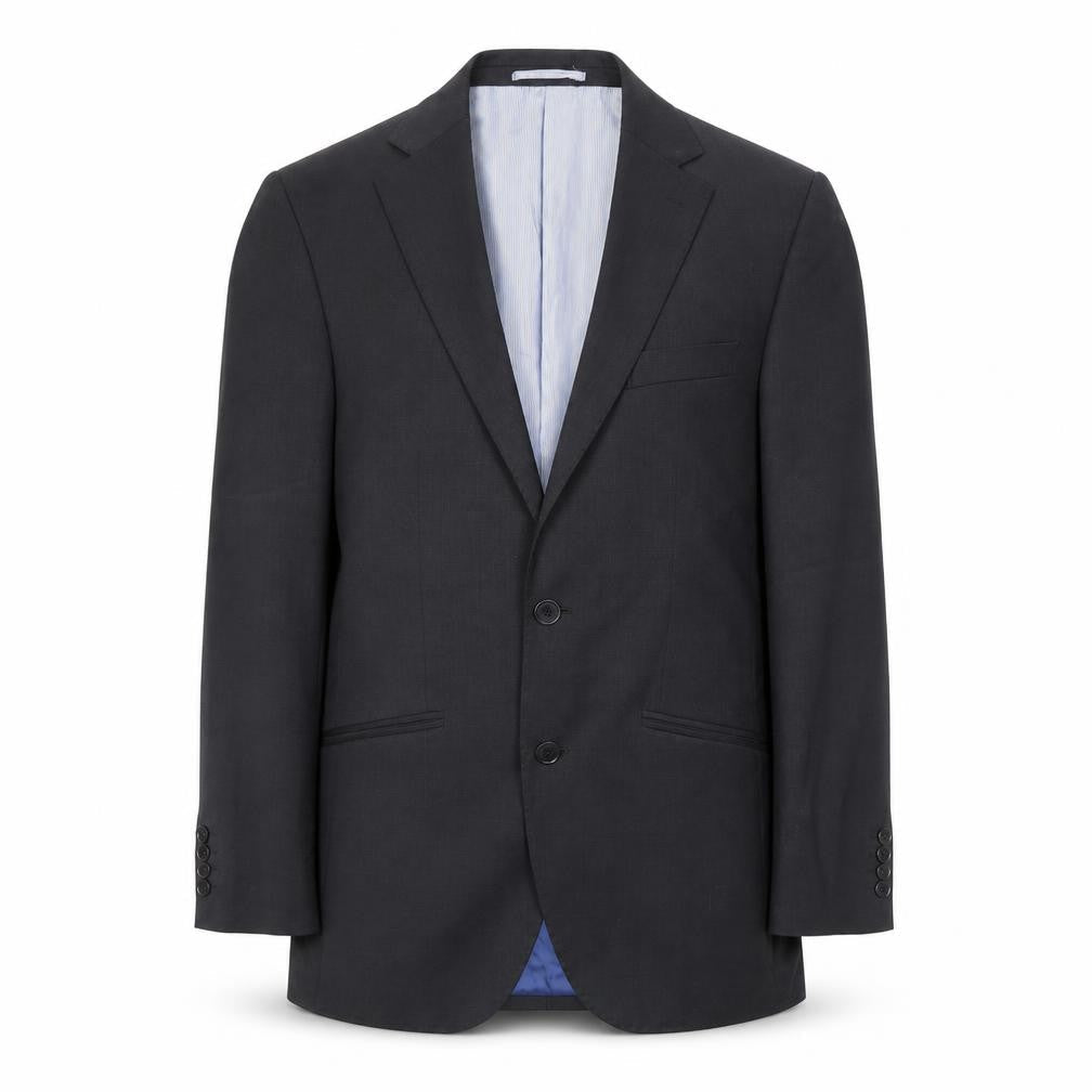 Marks & Spencer Mens Black Polyester Jacket Suit Jacket Size 38 Regular