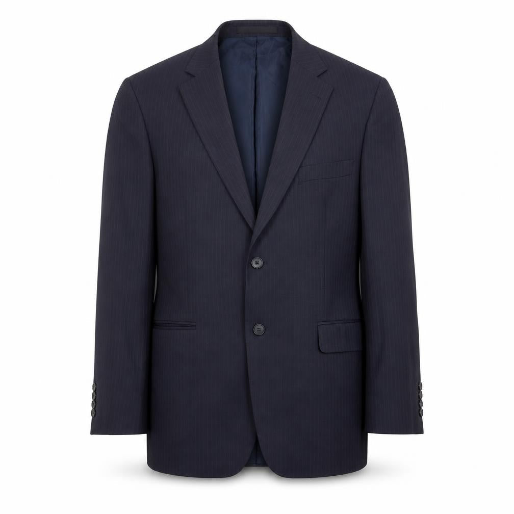 Marks & Spencer Mens Black Polyester Jacket Suit Jacket Size 42 Regular