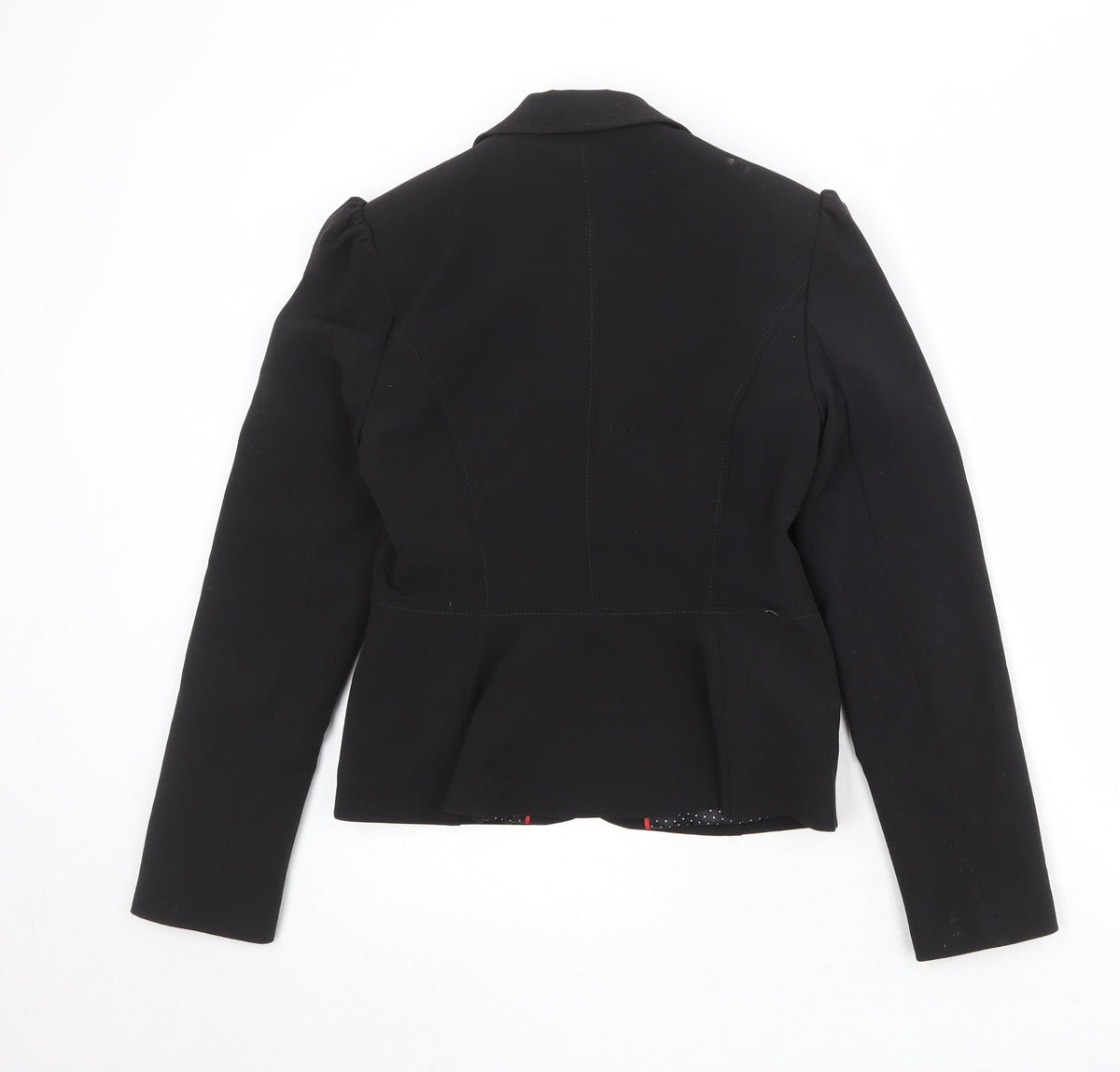 New Look Womens Black Polyester Jacket Blazer Size 10