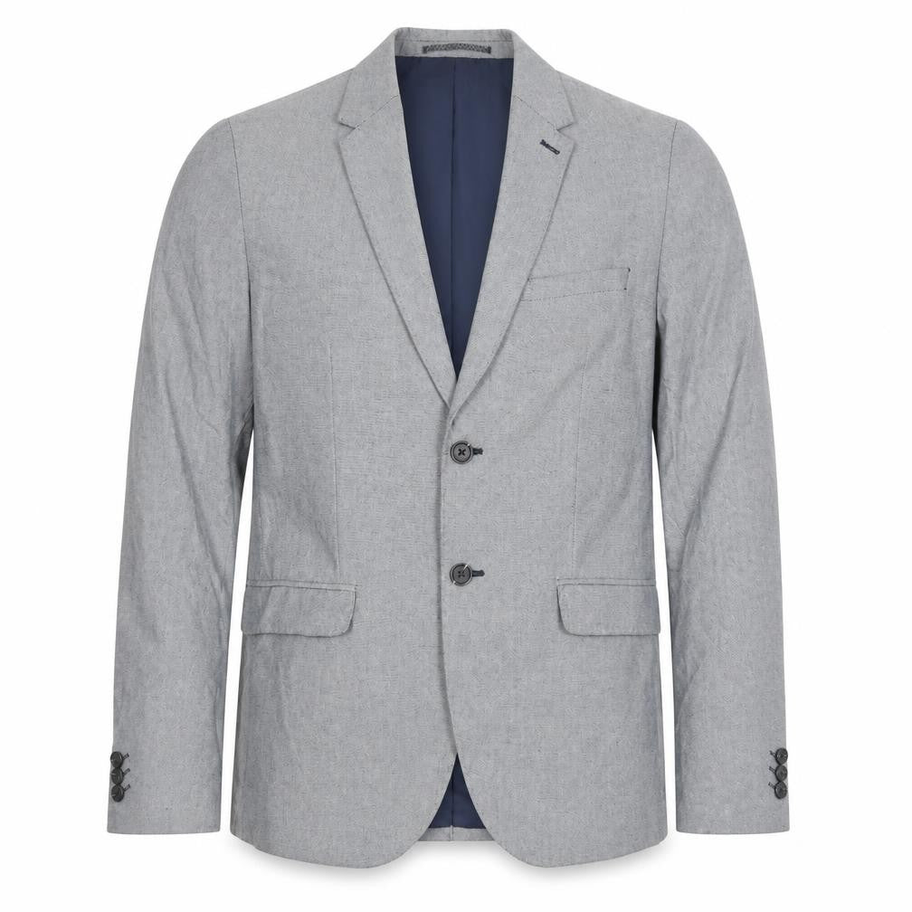 Marks & Spencer Mens Grey Cotton Jacket Suit Jacket Size 40 Regular