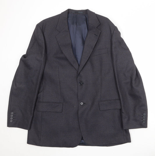 West Brook Mens Grey Polyacrylate Fibre Jacket Suit Jacket Size 42 Regular