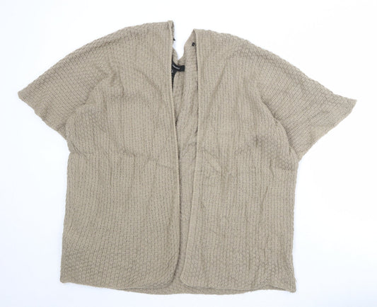Forver 21 Womens Brown V-Neck Acrylic Cardigan Jumper Size L