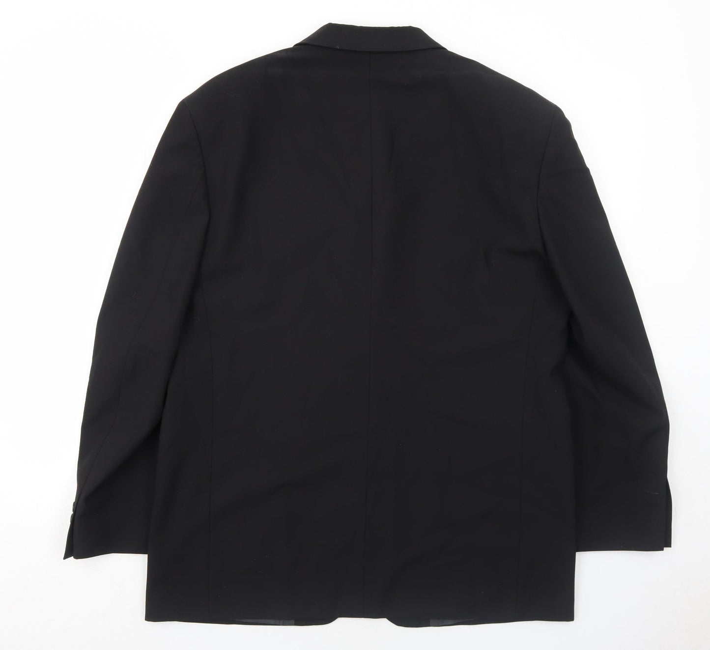 Marks and Spencer Mens Black Polyester Jacket Suit Jacket Size 40 Regular