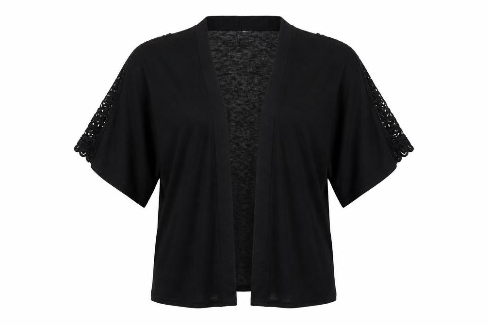 Divided by H&M Womens Black V-Neck Polyester Cardigan Jumper Size M