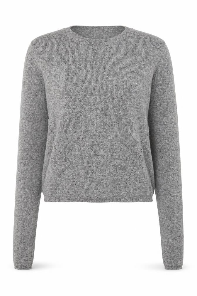 Divided by H&M Womens Black Round Neck Acrylic Pullover Jumper Size L