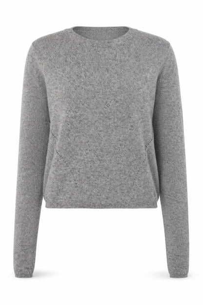 Divided by H&M Womens Black Round Neck Acrylic Pullover Jumper Size L
