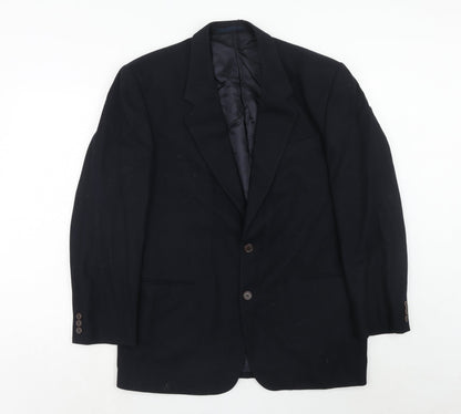 Next Mens Black Wool Jacket Suit Jacket Size 40 Regular