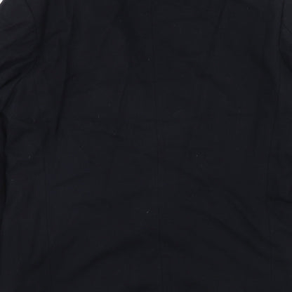 Next Mens Black Wool Jacket Suit Jacket Size 40 Regular