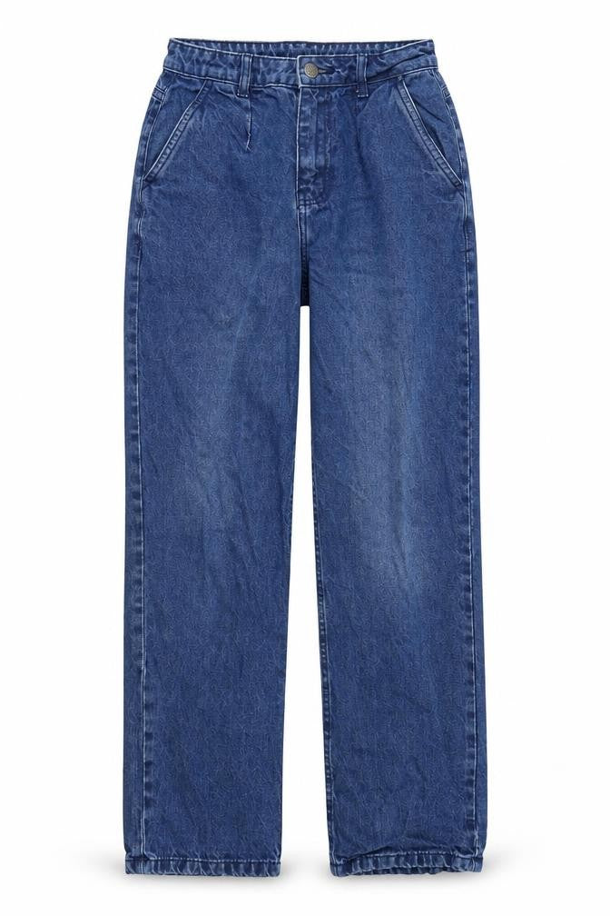 asybuy Womens Blue Polyester Straight Jeans Size 26 in Regular Zip
