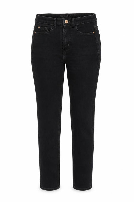 Marks & Spencer Womens Black Cotton Skinny Jeans Size 8 Regular Zip