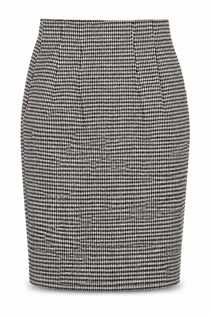 Marks & Spencer Womens Multicoloured Geometric Polyester Straight & Pencil Skirt Size 8