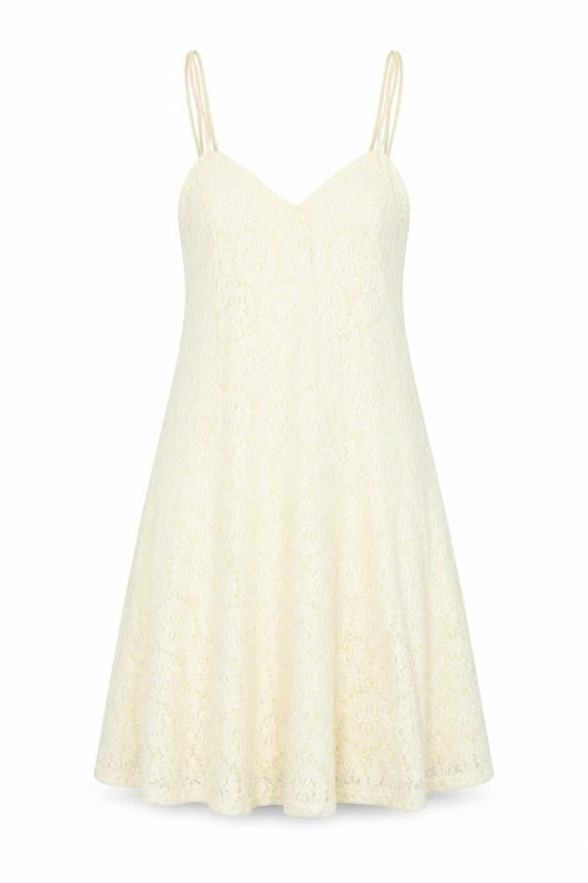 Pins & Needles Womens Ivory Floral Cotton Tank Dress Size XS V-Neck Pullover