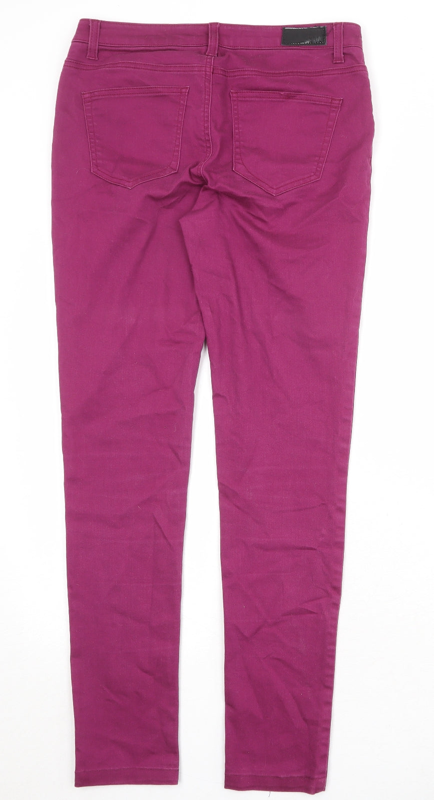 VERO MODA Womens Purple Cotton Straight Jeans Size 29 in Regular Zip
