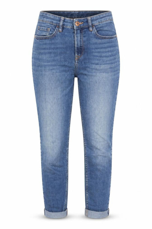 H&M Womens Blue Cotton Skinny Jeans Size 6 Regular Zip