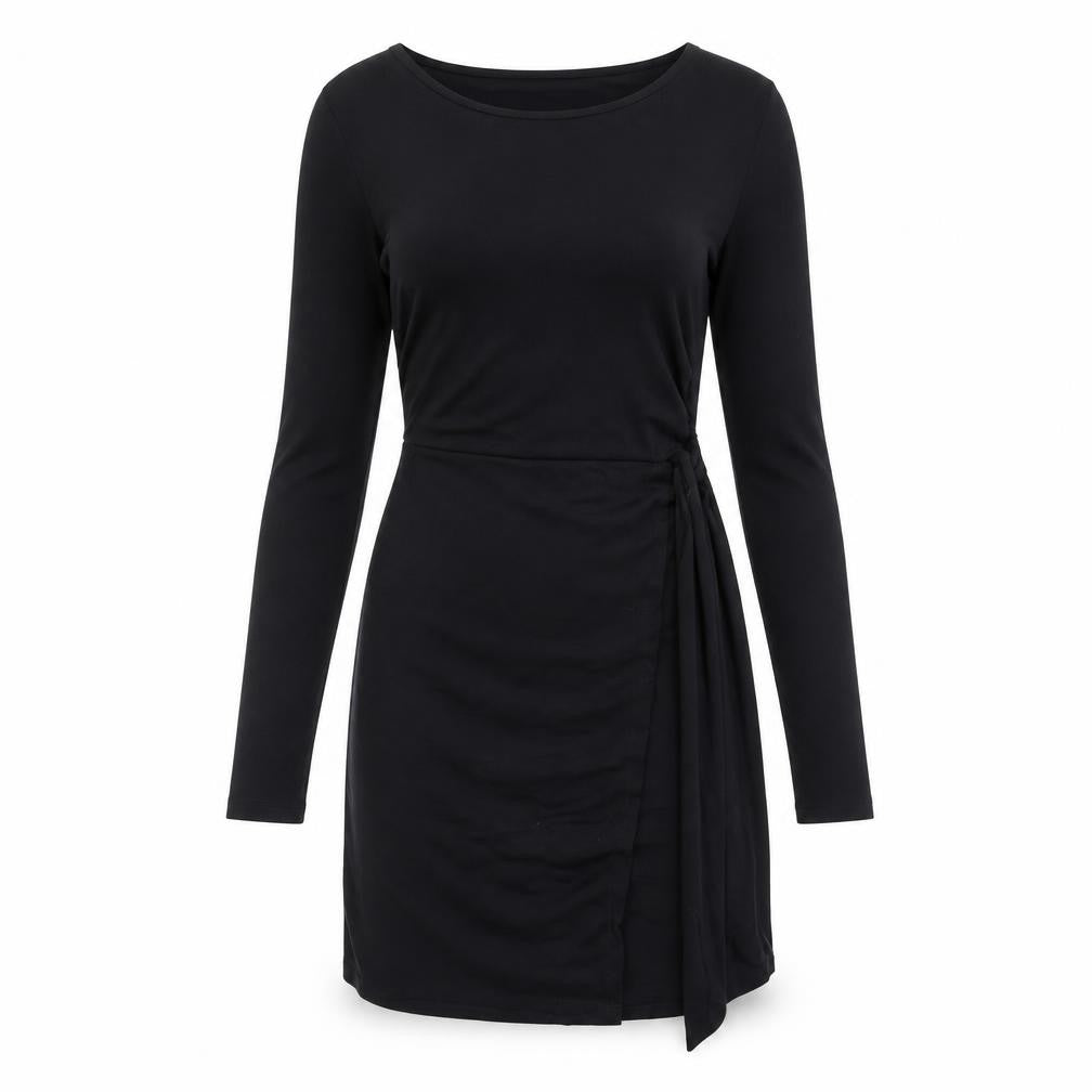 Great Plains Womens Black Viscose A-Line Size S Round Neck Pullover