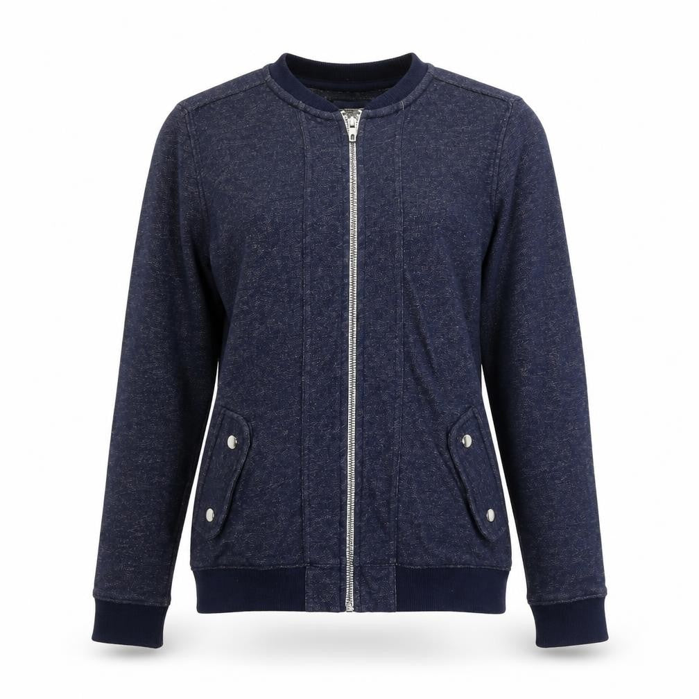 NEXT Womens Blue Cotton Full Zip Sweatshirt Size 8 Zip