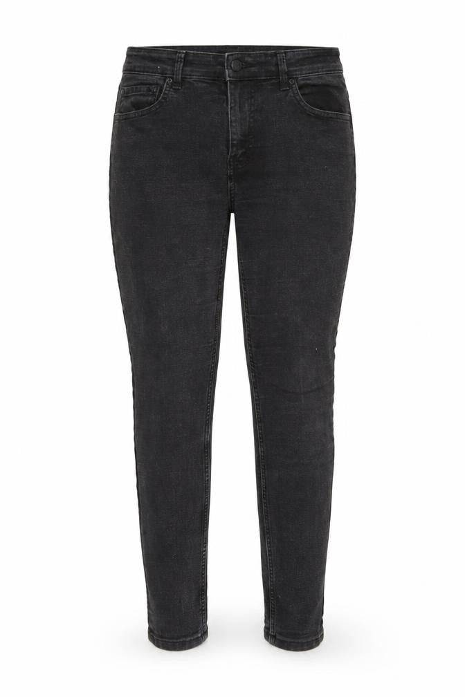 Marks & Spencer Womens Black Cotton Skinny Jeans Size 12 L28 in Regular Button