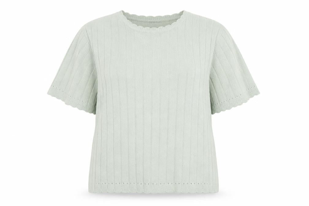 Berkertex Womens Green Round Neck Acrylic Pullover Jumper Size 18