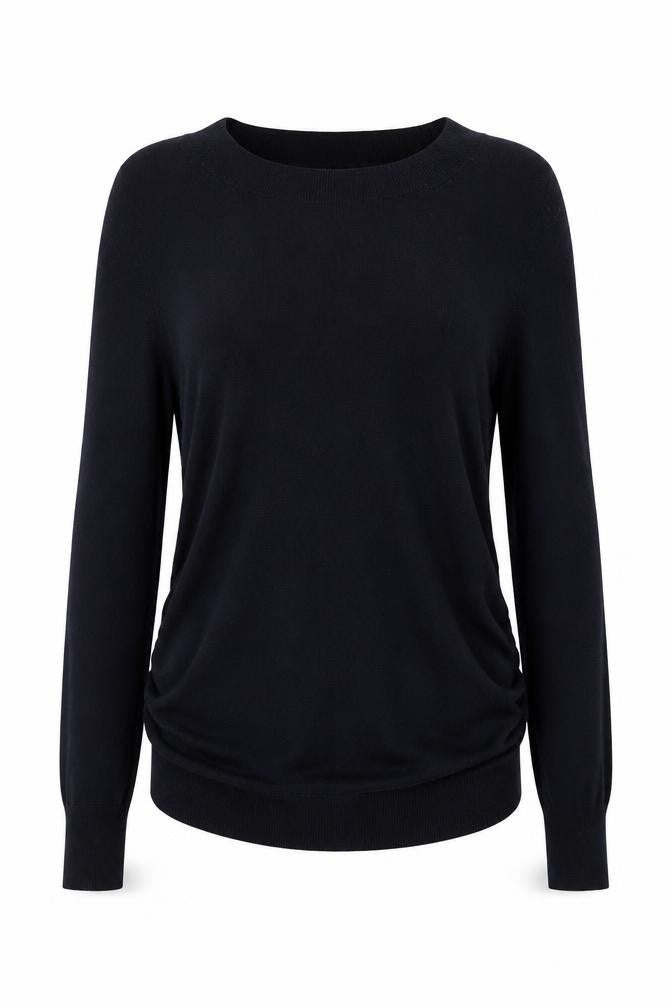 H&M Womens Blue Round Neck Polyester Pullover Jumper Size S