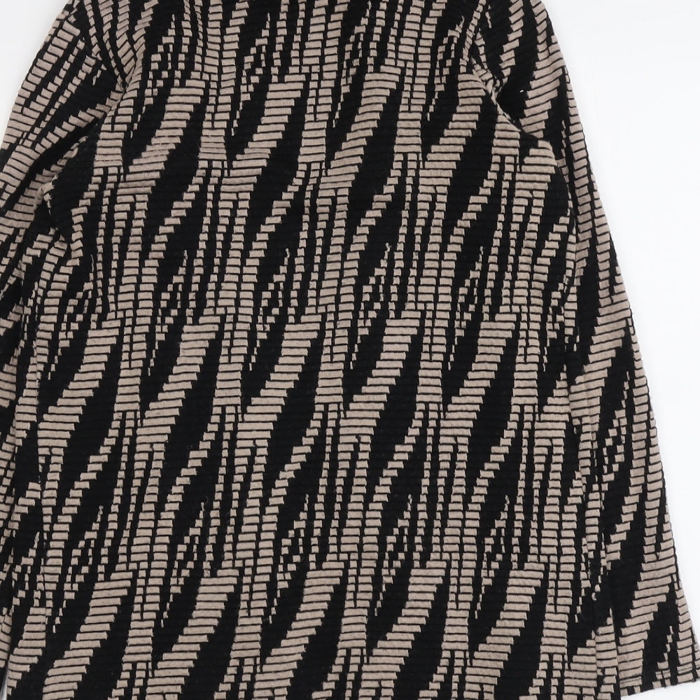 River Island Womens Black Geometric Kimono Jacket Size 8
