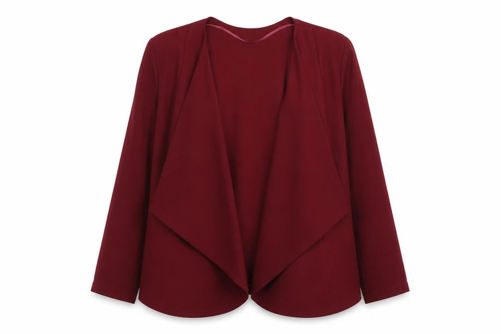 Billie & Blossom Womens Red Jacket Blazer Size 14