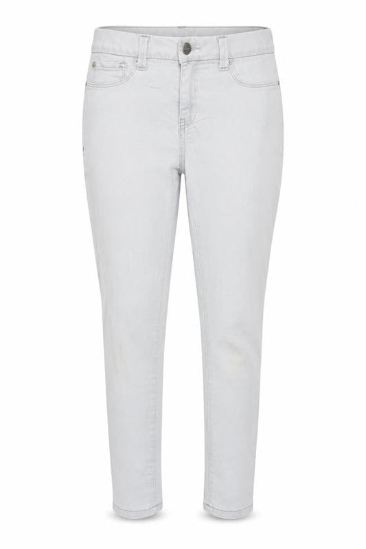 Next Womens Grey Cotton Jegging Jeans Size 6 Regular Zip