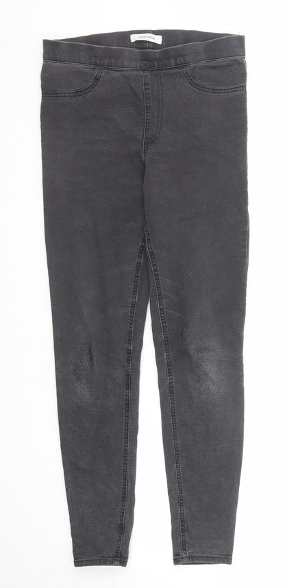 Marks & Spencer Womens Black Cotton Jegging Jeans Size 10 Regular