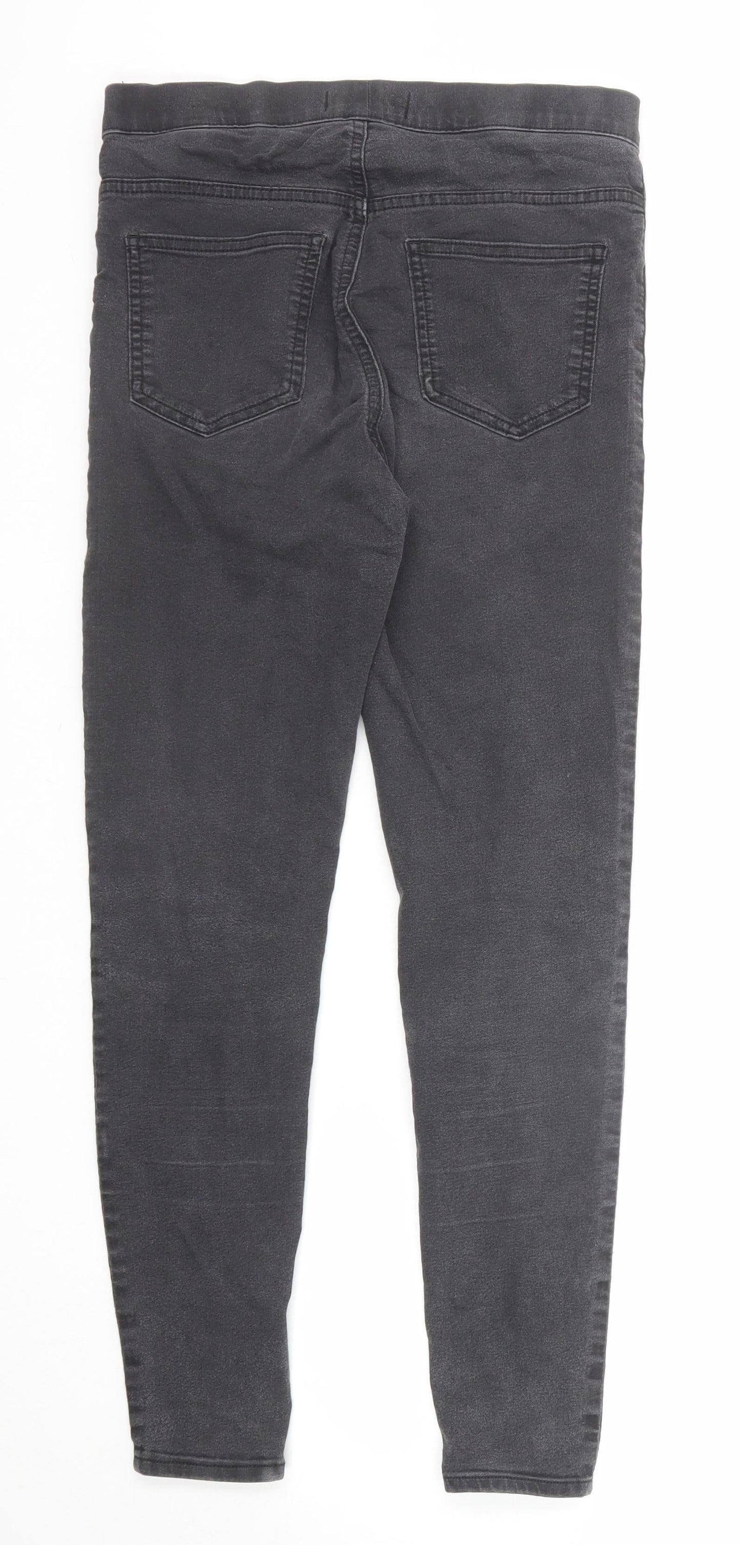 Marks and Spencer Womens Black Cotton Jegging Jeans Size 10 Regular
