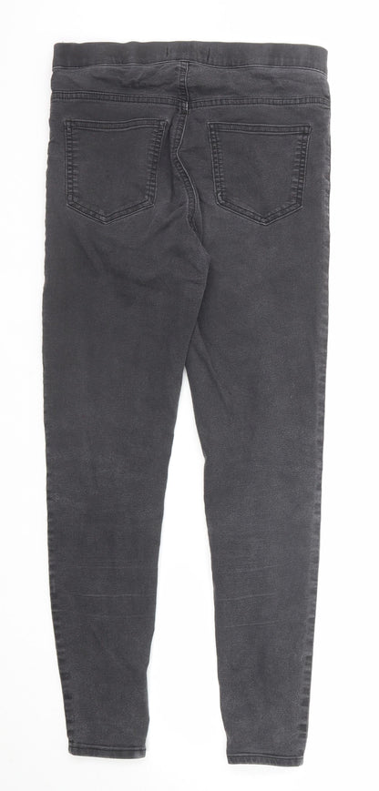 Marks & Spencer Womens Black Cotton Jegging Jeans Size 10 Regular