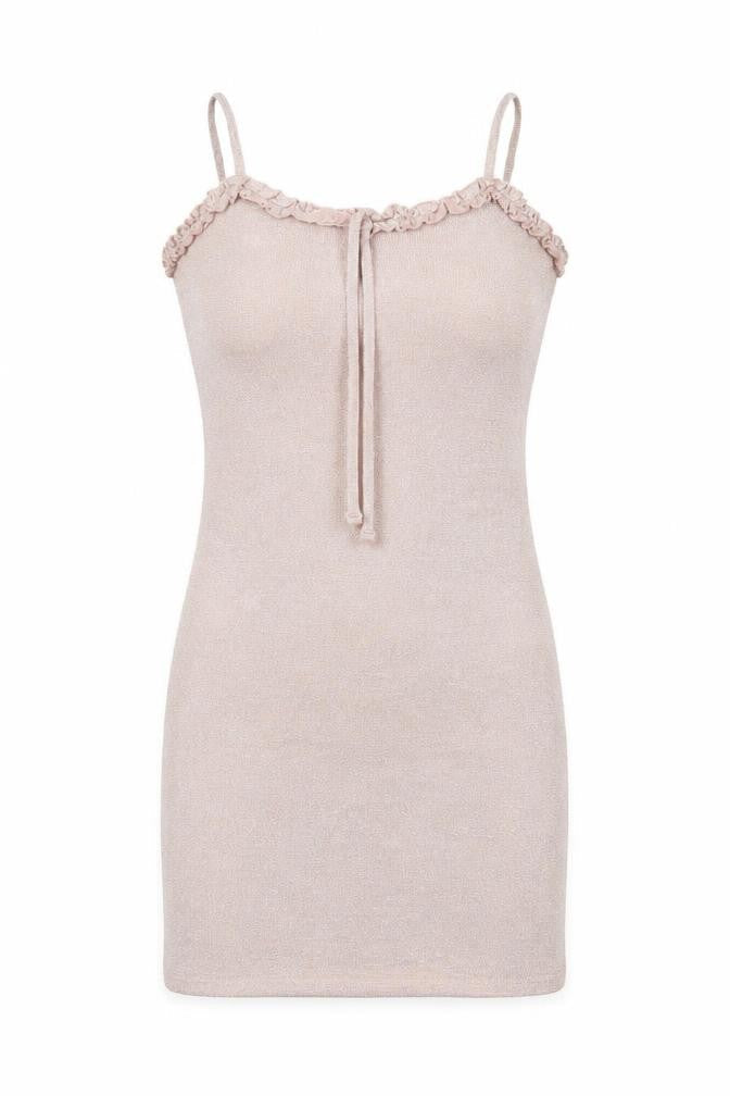 Urban Outfitters Womens Pink Polyester Slip Dress Size M Round Neck Pullover