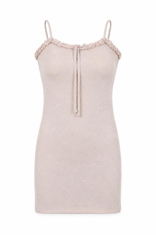 Urban Outfitters Womens Pink Polyester Slip Dress Size M Round Neck Pullover